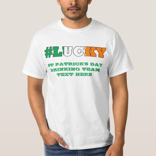 アイリッシュウッキーSt patricks day Tシャツ (正面)
