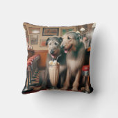 アイリッシュウルフハウンドインレトロディナー クッション (裏面)