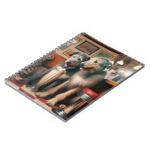 アイリッシュウルフハウンドインレトロディナー ノートブック (左側)