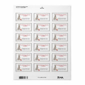 アイリッシュウルフハウンドトイズホーム差出人住所 ラベル (フルシート)