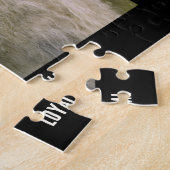 アイリッシュウルフハウンド写真犬の品種 ジグソーパズル (側面)