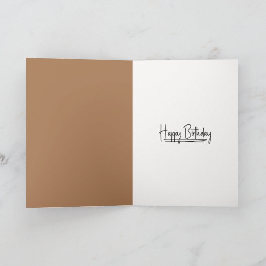 アイリッシュウルフハウンド65th誕生日ユーモア カード (内部)