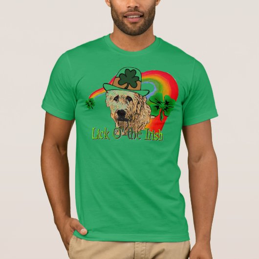 アイリッシュウルフハウンドSt patricks Tシャツ (正面)