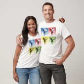 アイリッシュウルフポップ・アートのハウンド Tシャツ (ユニセックス)