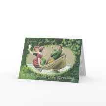 アイリッシュウーマンローボートシャムロック