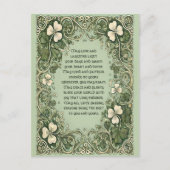 アイリッシュエレガントズとセ賛美ルト・シャムロック縁どの間 シーズンポストカード (正面)