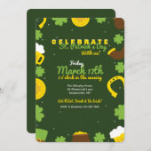 アイリッシュエレメント招待状 招待状 (正面/裏面)