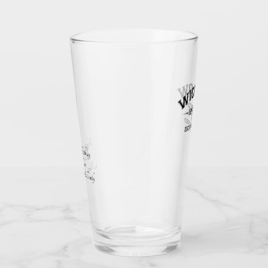 アイリッシュカウンティブリックローアイルランドパーソナライズされた文字 タンブラーグラス (右)