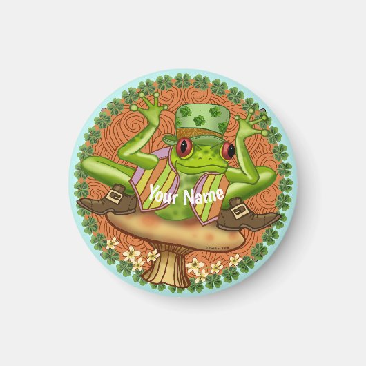 アイリッシュカエル マグネット (正面)