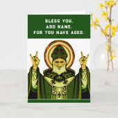 アイリッシュカトリック誕生日 カード (黄色い花)