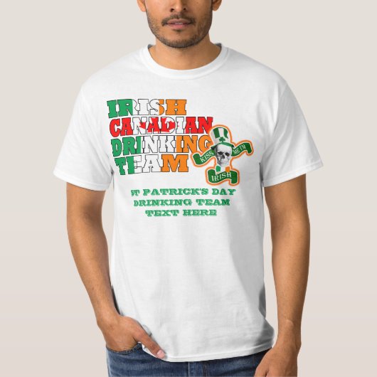 アイリッシュカナダSt patricks day Tシャツ (正面)