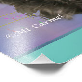 アイリッシュカラフルウルフハウンドのアートワーク写真プリント フォトプリント            (角)