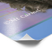 アイリッシュカラフルウルフハウンドのアートワーク フォトプリント            (角)