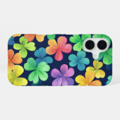 アイリッシュカラフルケルトのシャムロック iPhone 16ケース (裏面横)