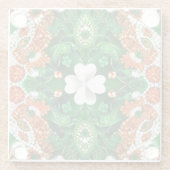 アイリッシュカラーのガラスコースター ガラスコースター (裏面)