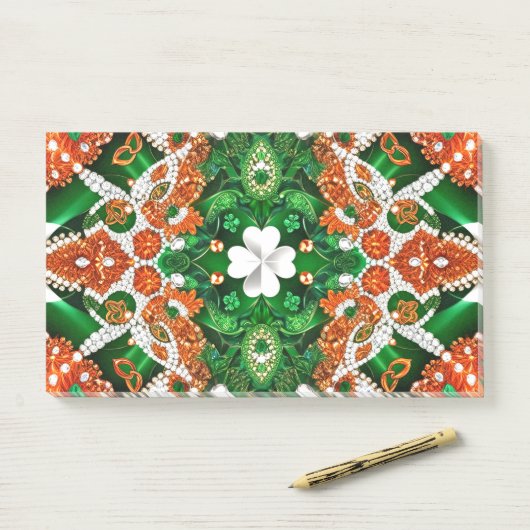 アイリッシュカラーのノート ポストイット (デスク)