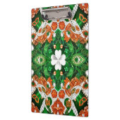 アイリッシュカラークローバーリーフ付き愛国的なクリップボード クリップボード (左)