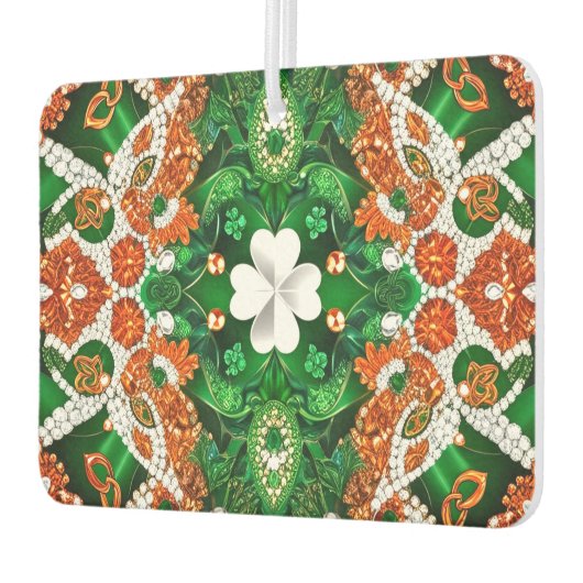 アイリッシュカラー付きカーエアーフレッシュナーデザイン カーエアーフレッシュナー (左)