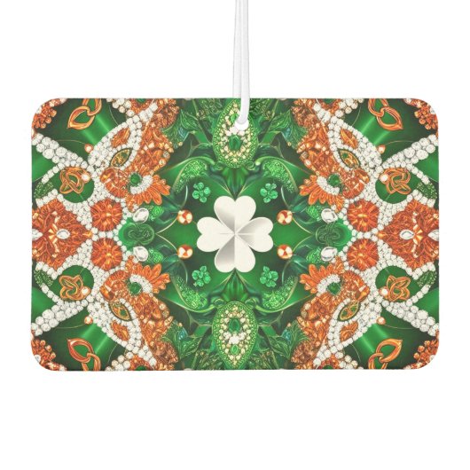 アイリッシュカラー付きカーエアーフレッシュナーデザイン カーエアーフレッシュナー (正面)