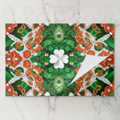 アイリッシュカラー付きティアウェイ紙パッド ペーパーパッド (折り畳み)