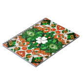 アイリッシュカラー付きノートブック抽象デザイン ノートブック (左側)