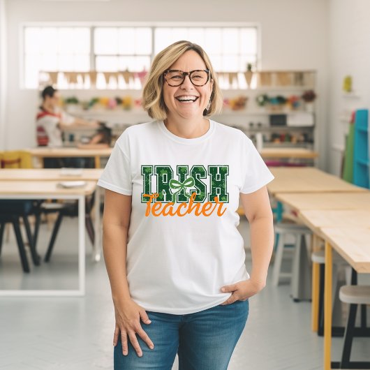 アイリッシュカレッジタイプグリーン4リーフクローバー先生 トライブレンドＴシャツ