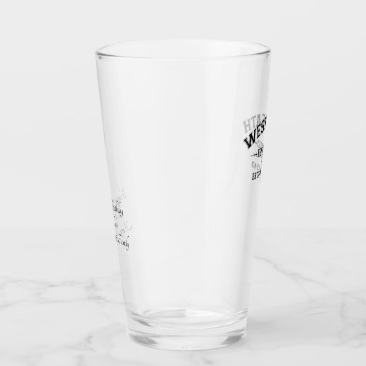 アイリッシュカントリーウェストミースアイルランドパーソナライズされた文字 タンブラーグラス (右)