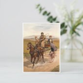 アイリッシュカートと馬 ポストカード (スタンド正面)