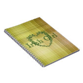 アイリッシュガールシャームロックハート ノートブック (右側)