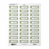 アイリッシュガールドール聖パトリック住所 シール2 ラベル (フルシート)