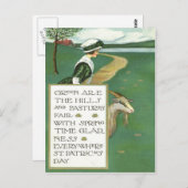 アイリッシュガールヤギ牧場 ポストカード (正面/裏面)