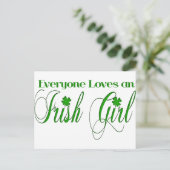 アイリッシュガール ポストカード (スタンド正面)