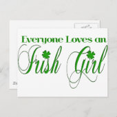 アイリッシュガール ポストカード (正面/裏面)