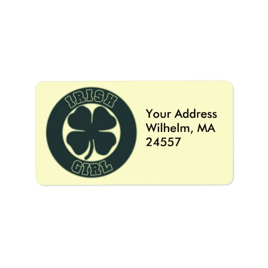 アイリッシュガール ラベル (正面)