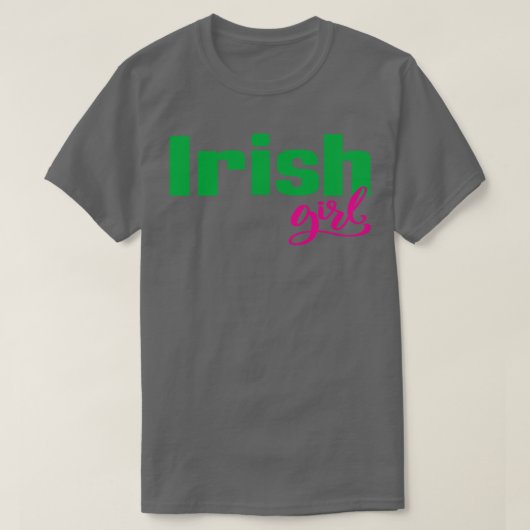 アイリッシュガール Tシャツ (デザイン正面)
