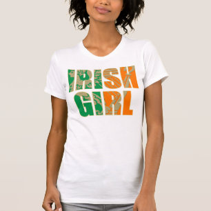 アイリッシュガールSt patricks day Tシャツ