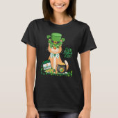 アイリッシュキャットSt patricks day Tシャツ (正面)