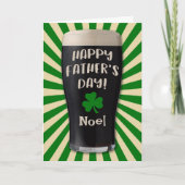 アイリッシュギネスピントハッピーパパの日 カード (正面)