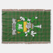 アイリッシュクインまたはO_クインコート・オブ・アームズ家紋I スローブランケット (正面)