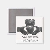 アイリッシュクラダグは日付磁石を保存 マグネット (正面/裏面)