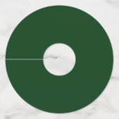 アイリッシュクラダグリングや輪シンプルグラフィックグリーン結婚ズ ワイングラスタグ (裏面)