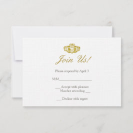 アイリッシュクラダグリングや輪応答カード 出欠カード