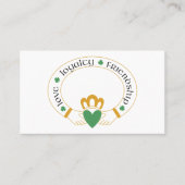 アイリッシュクラダッハリングや輪 名刺 (正面)