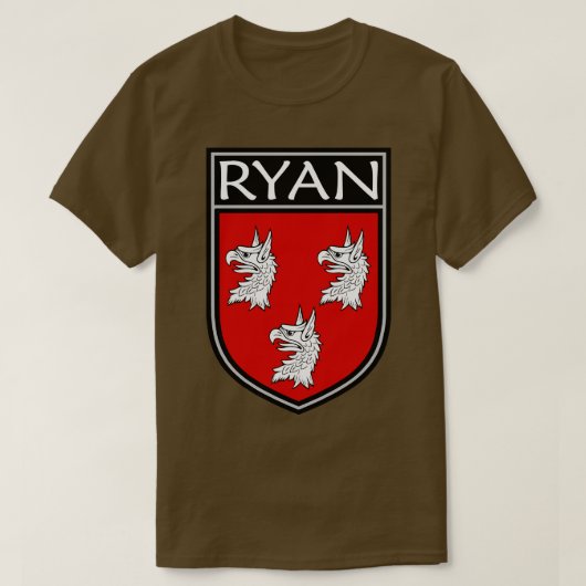 アイリッシュクランクレストライアン Tシャツ (デザイン正面)