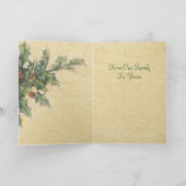 アイリッシュクリスマスカード、ビンテージクリスマス シーズンカード (内部)