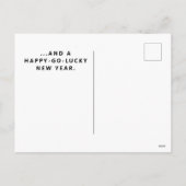 アイリッシュクリスマスグリーティングホリデーカード シーズンポストカード (裏面)