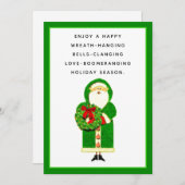 アイリッシュクリスマスホリデーカード シーズンカード (正面/裏面)