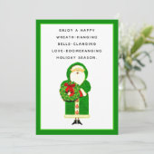 アイリッシュクリスマスホリデーカード シーズンカード (スタンド正面)