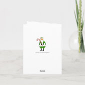 アイリッシュクリスマスホリデーカード シーズンカード (裏面)