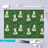 アイリッシュクリスマスホリデーギフト 薄葉紙 (クラフト)